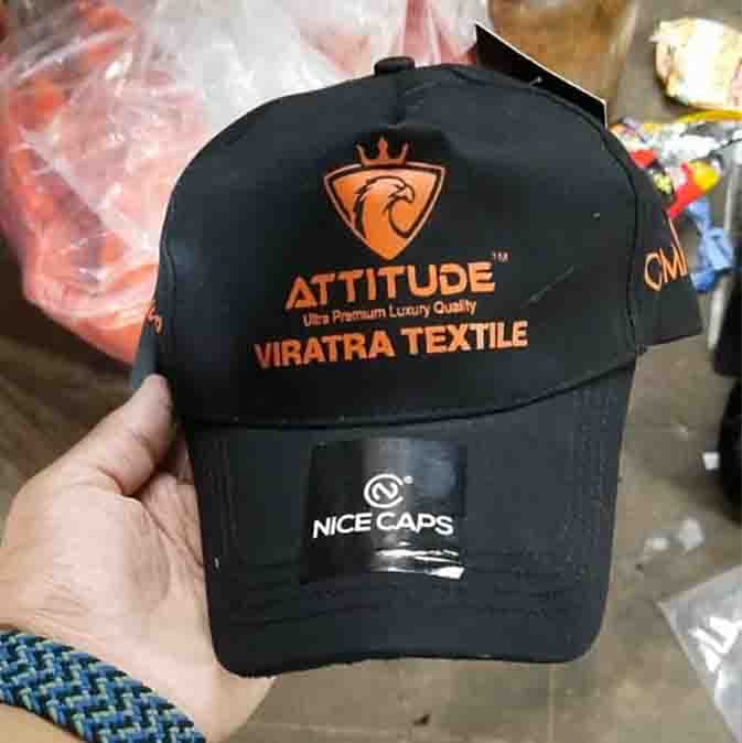 Printed promotional cotton cap — design 60 by Nice Caps, promotional cap manufacturer in Ahmedabad