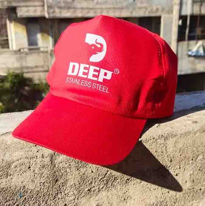 Printed promotional cotton cap — design 62 by Nice Caps, promotional cap manufacturer in Ahmedabad