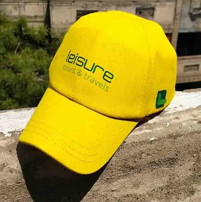 Printed promotional cotton cap — design 63 by Nice Caps, promotional cap manufacturer in Ahmedabad